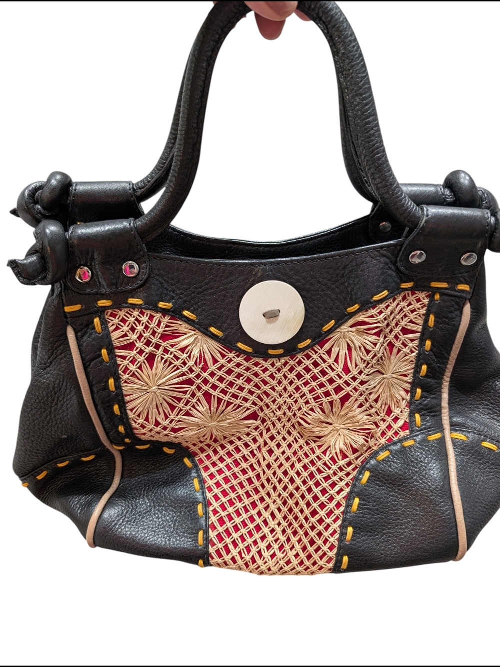 Elisa Atheniense Leather Bag
